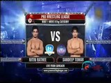 Pro Wrestling League 2015_ Nitin Vs Sandeep Tomar -16th Dec_ Haryana Hammers- Be