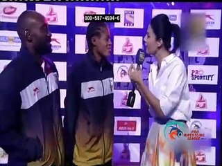 Pro Wrestling League 2015_ Odunayo Adekuoroye’s Interview with her Coach