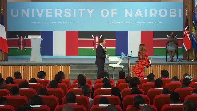 Échange avec les étudiants de l'université de Nairobi