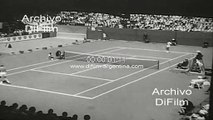 Bob Hewitt defeats Antonio Zugarelli - Davis Cup in South Africa 1974