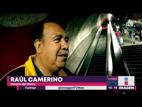 Por revisión y mantenimiento, las escaleras eléctricas del metro ¡NO funcionan! | Yuriria Sierra