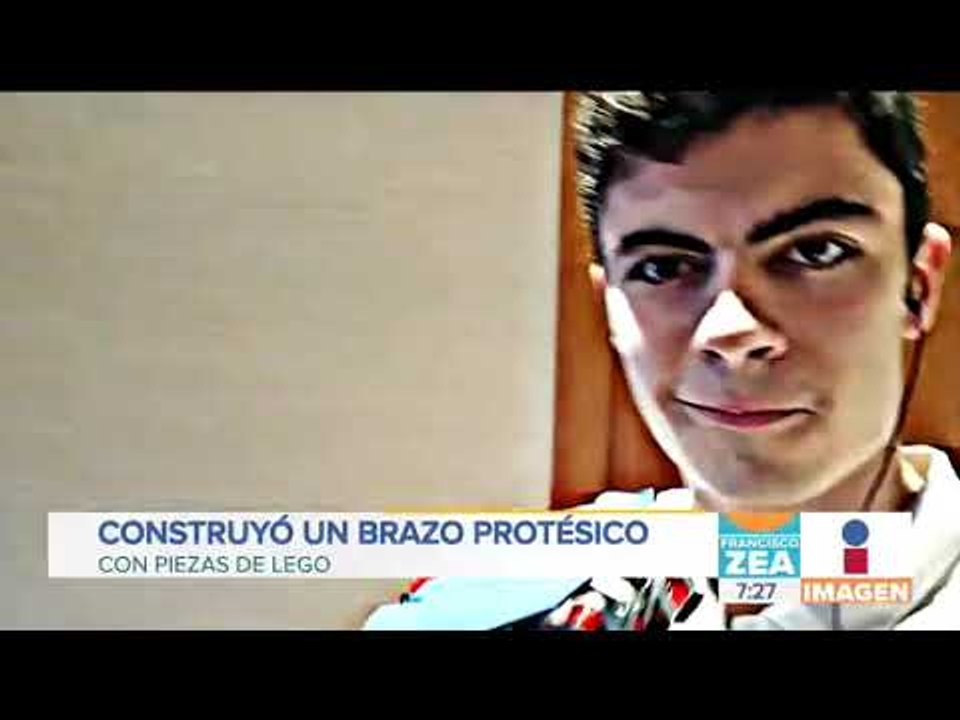 Este joven creó la prótesis de su brazo con piezas de Lego | Noticias con Francisco Zea