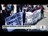 Bomberos bloquean Calzada de Tlalpan | Noticias con Ciro Gómez Leyva