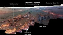 Esta es la última imagen del rover Opportunity de la NASA un hermoso panorama de Marte