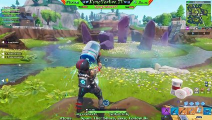 Fortnite Season 8 - New Gameplay Animations ( Chug jug, Medkit, etc )