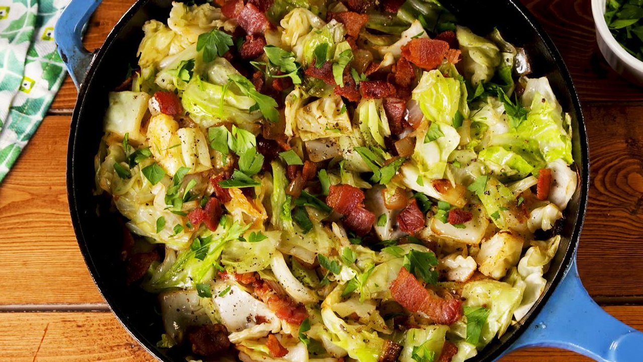 This Fried Cabbage Is Making Us Veggie Lovers