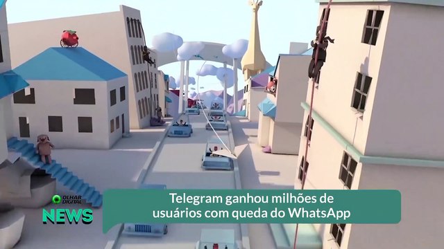 Telegram ganhou milhões de usuários com queda do WhatsApp