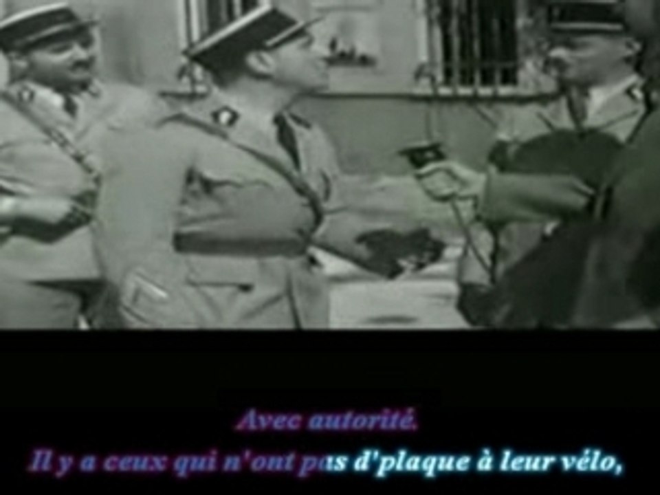 la tactique du gendarme-bourvil