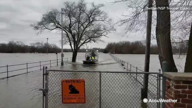 Flash flooding prompts water rescues from swollen Platte River