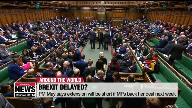 British lawmakers back Brexit delay