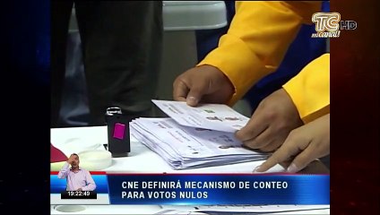 CNE definirá mecanismo de conteo de votos nulos