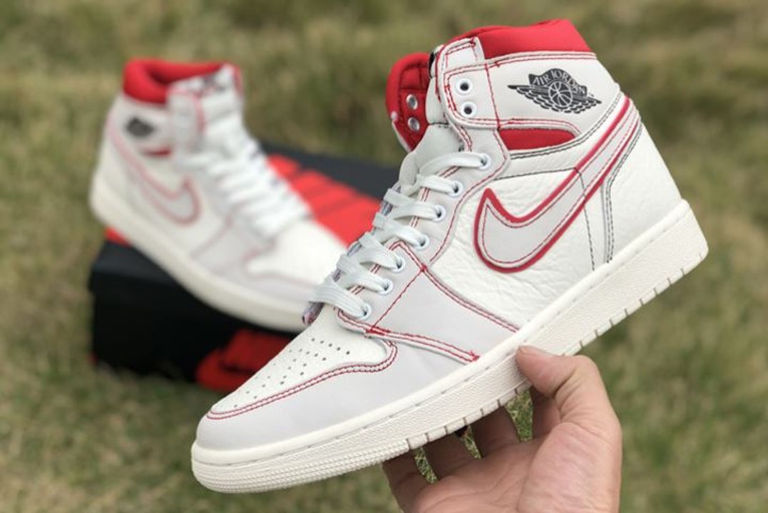 Air Jordan 1 Sail Phantom Red Retro Sneaker Detailed Honest Review