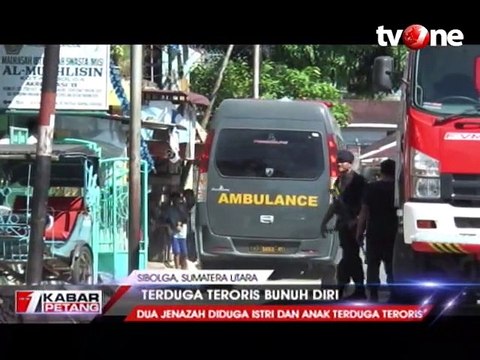 Istri dan Anak Terduga Teroris Meledakkan Diri