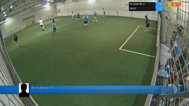 But de Nicolas (1-1) - FC AQUITEL 2 Vs CACC - 14/03/19 19:00 - LIGUE 4 - Poitiers Game Parc
