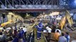 Collapsed Mumbai Foot Over Bridge used by Ajmal Kasab during 26/11 | Oneindia News
