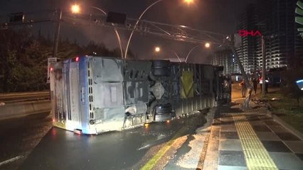 Ankara'da Otobüs Kazası: 1 Yaralı
