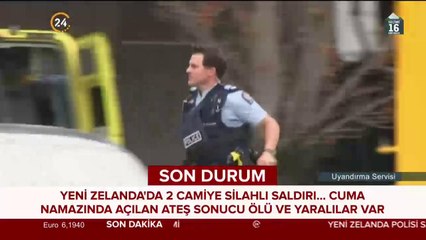Yeni Zelanda'da 2 camiye silahlı saldırı