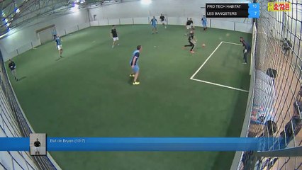 But de Bryan (10-7) - PRO TECH HABITAT Vs LES BANQSTERS - 14/03/19 21:00 - LIGUE 1