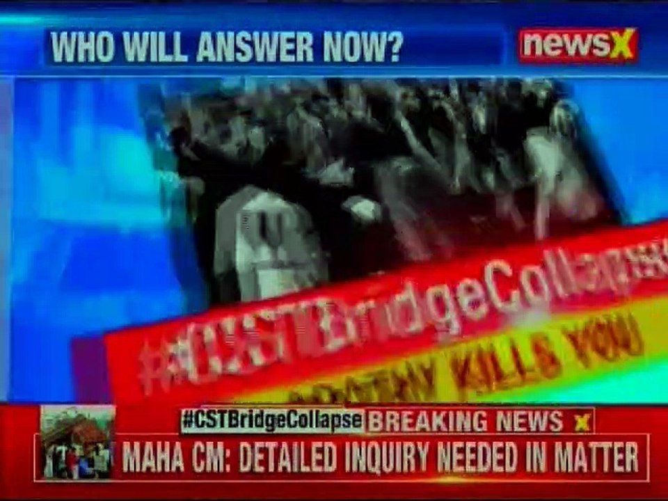 Mumbai CST Footover Bridge Collapse: Maharashtra CM Devendra Fadnavis Briefs Media about the Tragedy