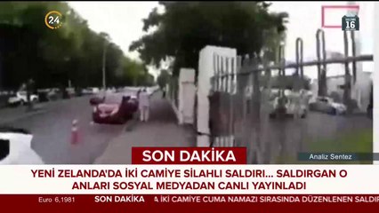Yeni Zelanda'da 2 camiye silahlı saldırı