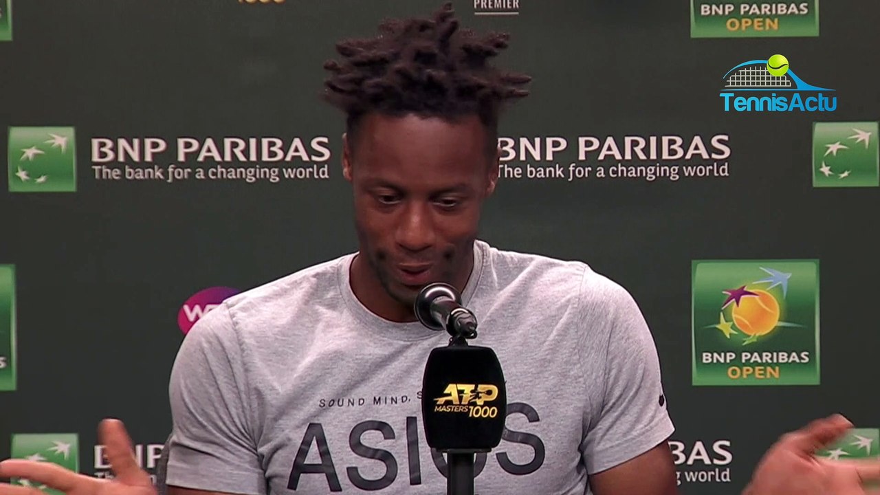ATP - Indian Wells 2019 - Gaël Monfils : "Le truc qui est chiant c'est que j'ai mal et je me sens très bien"