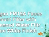 Culligan FM15A Faucet Mount Filter with Advanced Water Filtration White Finish