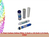 Purenex 1C1GAC1S1I1M75 Reverse Osmosis RO Filters Membrane Replacement Set
