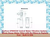 EcoPure EPWHCW Central Water Filtration System  Whole House Water Filter with No Filters