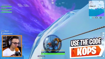 WIN While ONLY HANGING in FORTNITE! (New BALLER Vehicle)