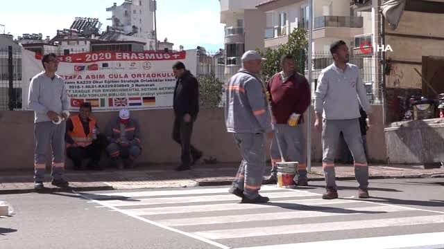 Okul Önüne 3 Boyutlu Yaya Geçidi.