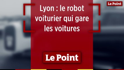 Un robot voiturier gare les voitures à l'aéroport de Lyon