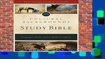 About For Books  NIV, Cultural Backgrounds Study Bible, Hardcover, Red Letter Edition: Bringing to