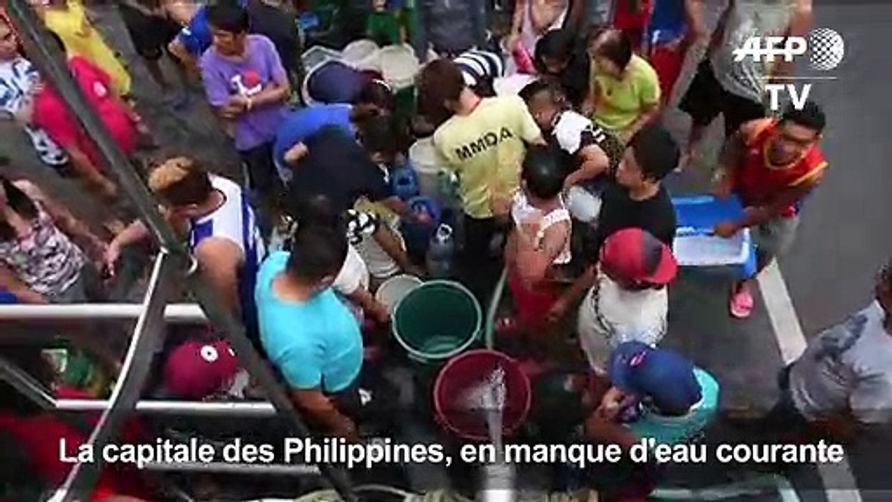 Manille affronte sa 'pire' pénurie d'eau