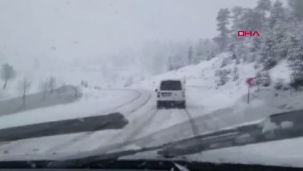 Denizli Çameli'de Kar Yağışı Etkili Oldu