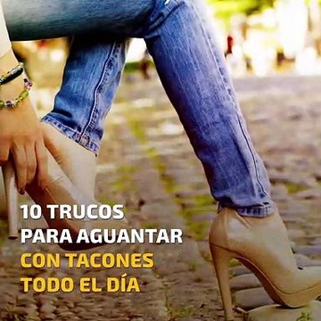 10 trucos para aguantar con tacones