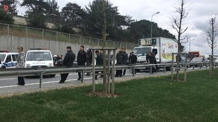 Tem Otoyolunda Şüpheli Paket Alarmı (1)