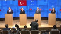 AB-Türkiye Ortaklık Konseyi Toplantısı sonrası ortak basın toplantısı - Mogherini - BRÜKSEL