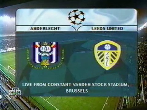 RSC Anderlecht v. Leeds United 21.02.2001 Champions League 2000/2001 highlights