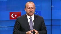 AB-Türkiye Ortaklık Konseyi Toplantısı sonrası ortak basın toplantısı - Çavuşoğlu (2) - BRÜKSEL