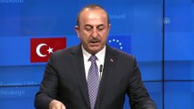 AB-Türkiye Ortaklık Konseyi Toplantısı sonrası ortak basın toplantısı - Çavuşoğlu (4) - BRÜKSEL
