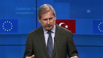 AB-Türkiye Ortaklık Konseyi Toplantısı sonrası ortak basın toplantısı - Hahn - BRÜKSEL