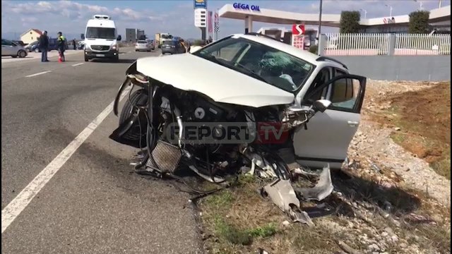 Report TV - Aksident i rëndë në aksin Shkodër- Koplik/ Një i vdekur, një i plagosur