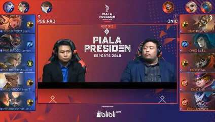 BIG MATCH! ONIC VS PSG RRQ MATCH 2 PIALA PRESIDEN 2019