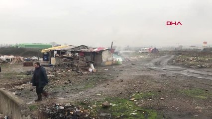 Kocaeli İzmit'te Atık Kağıt Toplayanların Çadırları Kaldırıldı