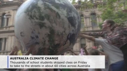 Thousands of students in Australia protest against climate change