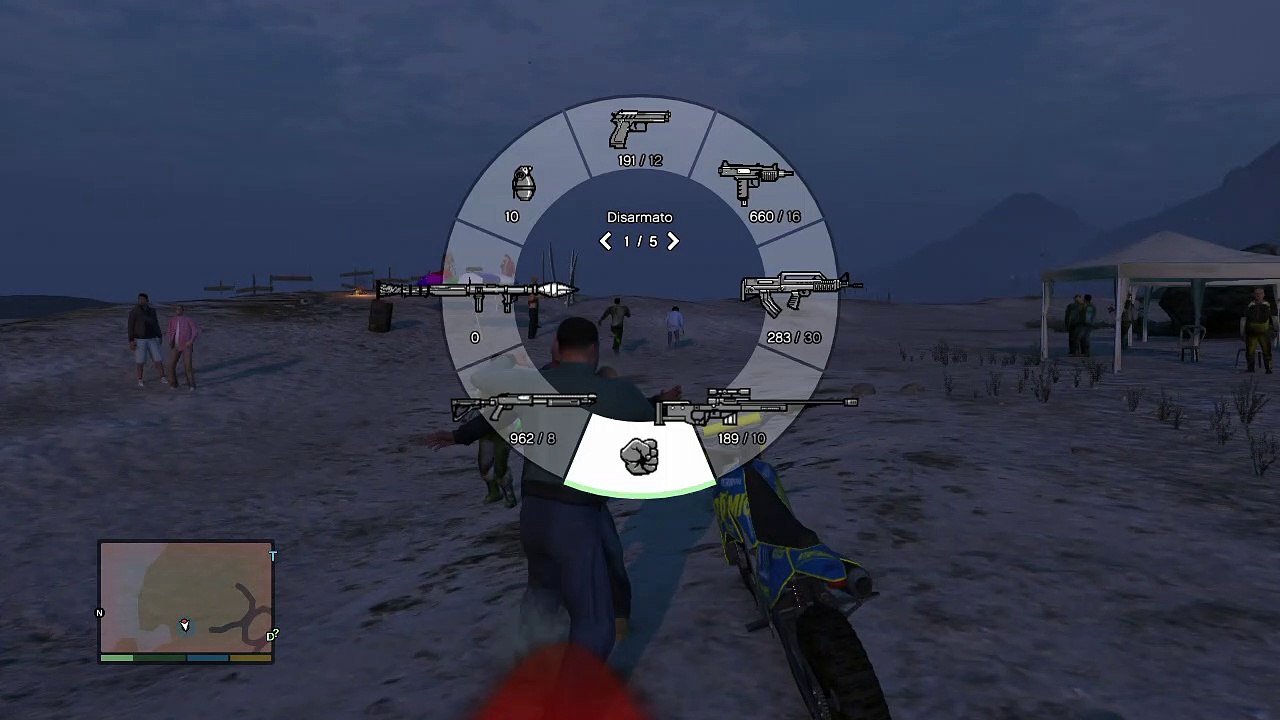 GTA V Sparatoria sulla spiaggia Paleto Bay Beach