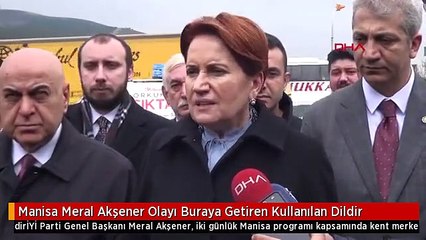 Manisa Meral Akşener Olayı Buraya Getiren Kullanılan Dildir
