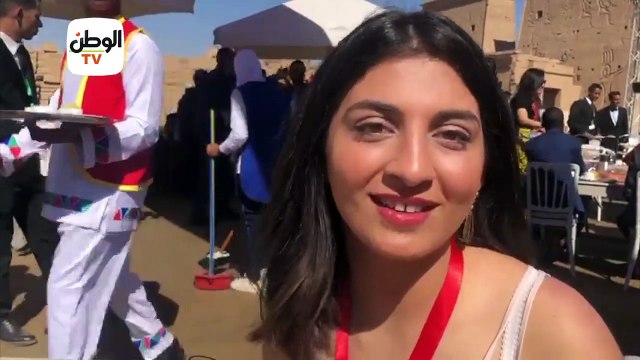 حفل إفطار بمعبد فيلة للمشاركين بمنتدى الشباب العربي والأفريقي