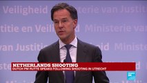 Netherlands shooting: Dutch PM Rutte speaks following attack in Utrecht