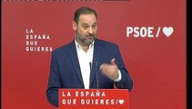 Abalos sobre las candidaturas del PSOE-A: “No ha habido ningún ajuste de cuentas”
